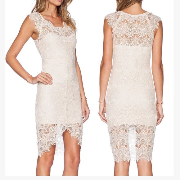 Free People - Intimately FP Peek A Boo-Slip-Dress | XS | Cream White - Picture 1 of 12